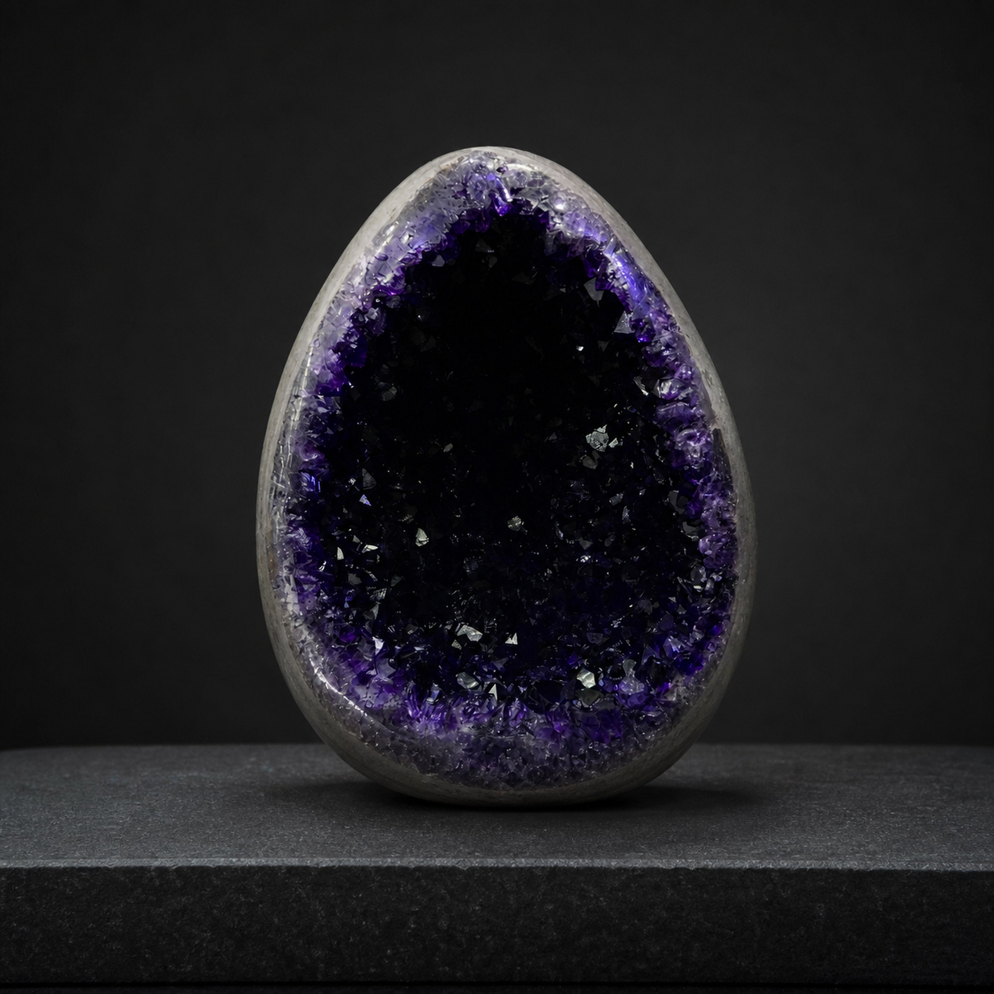 Amethyst Geode "Dinosaur Egg" — Uruguay