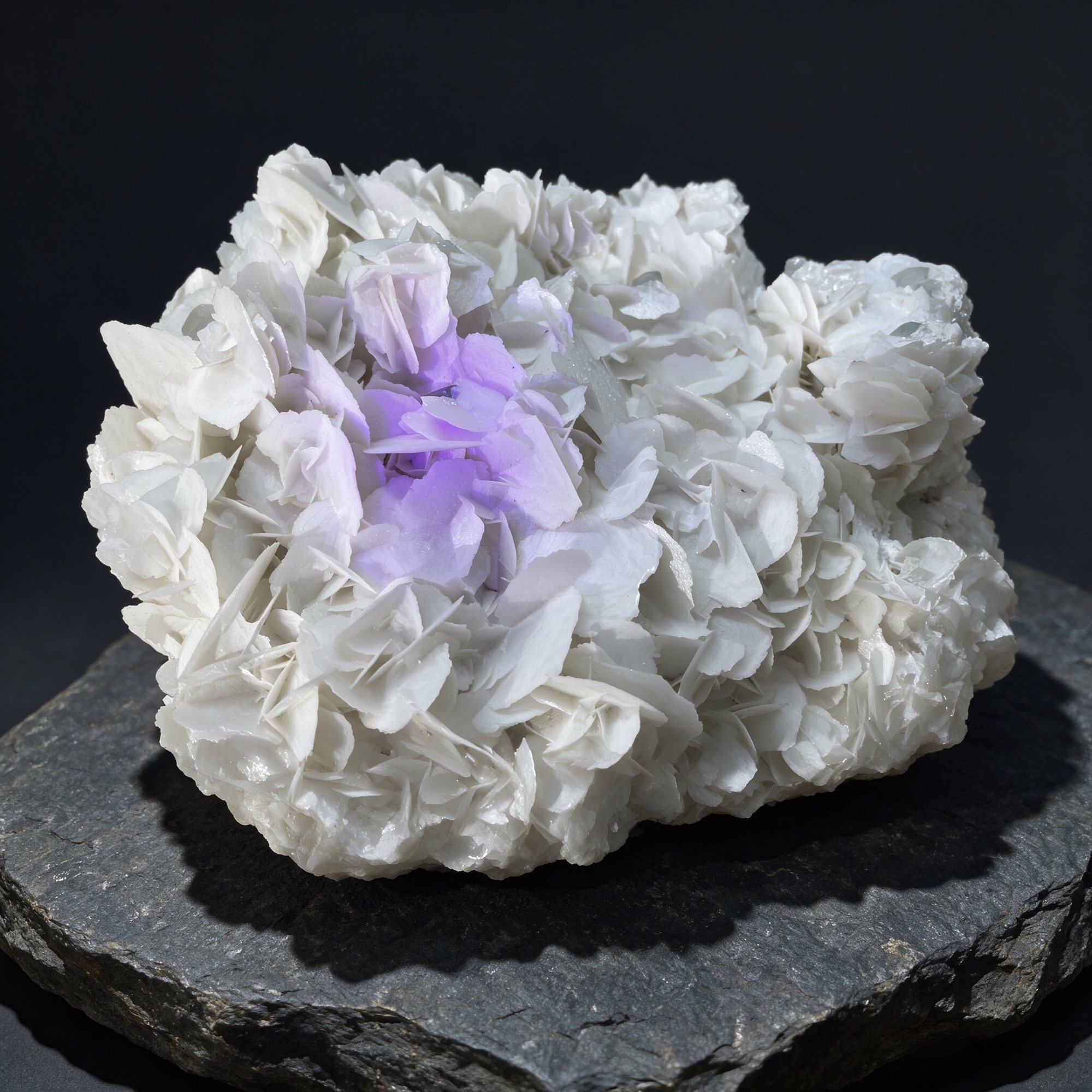 Fluorescent Flower Calcite — Hunan, China