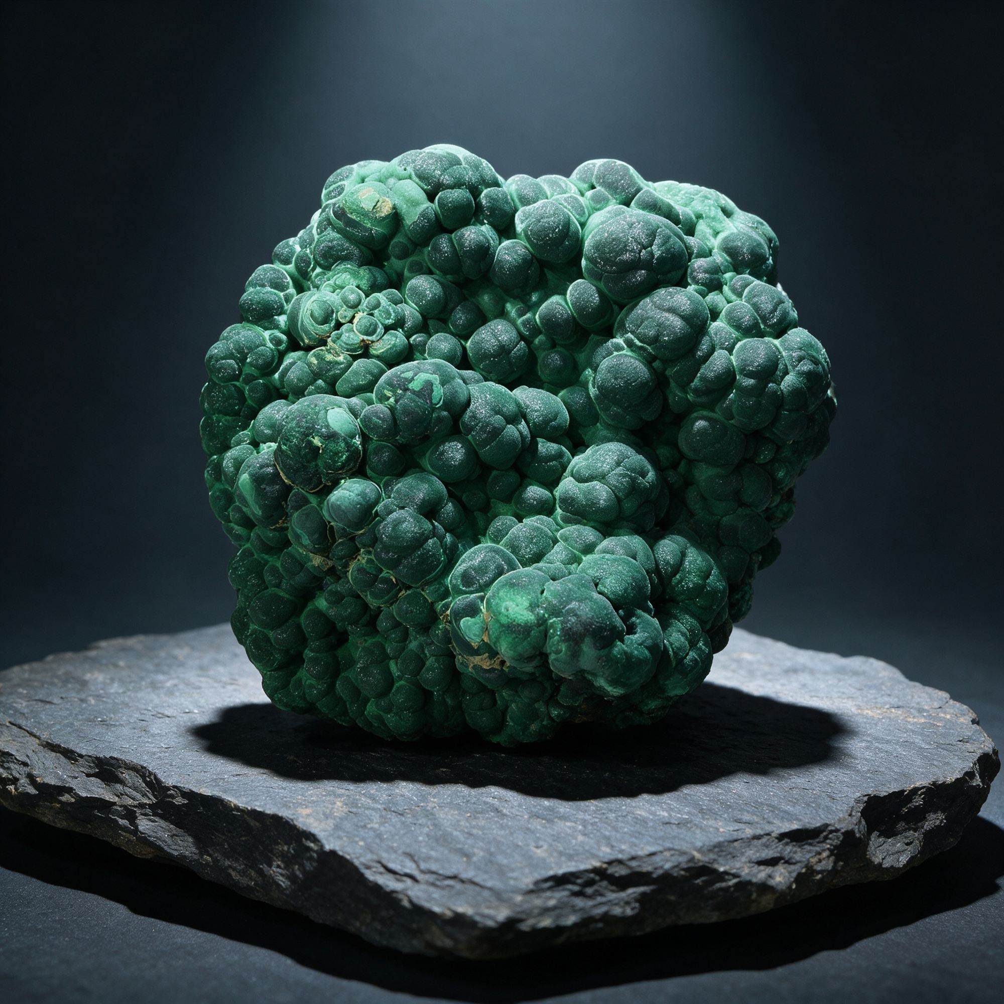 Botryoidal Malachite (Yangchun) — Yangchun, Guangdong, China