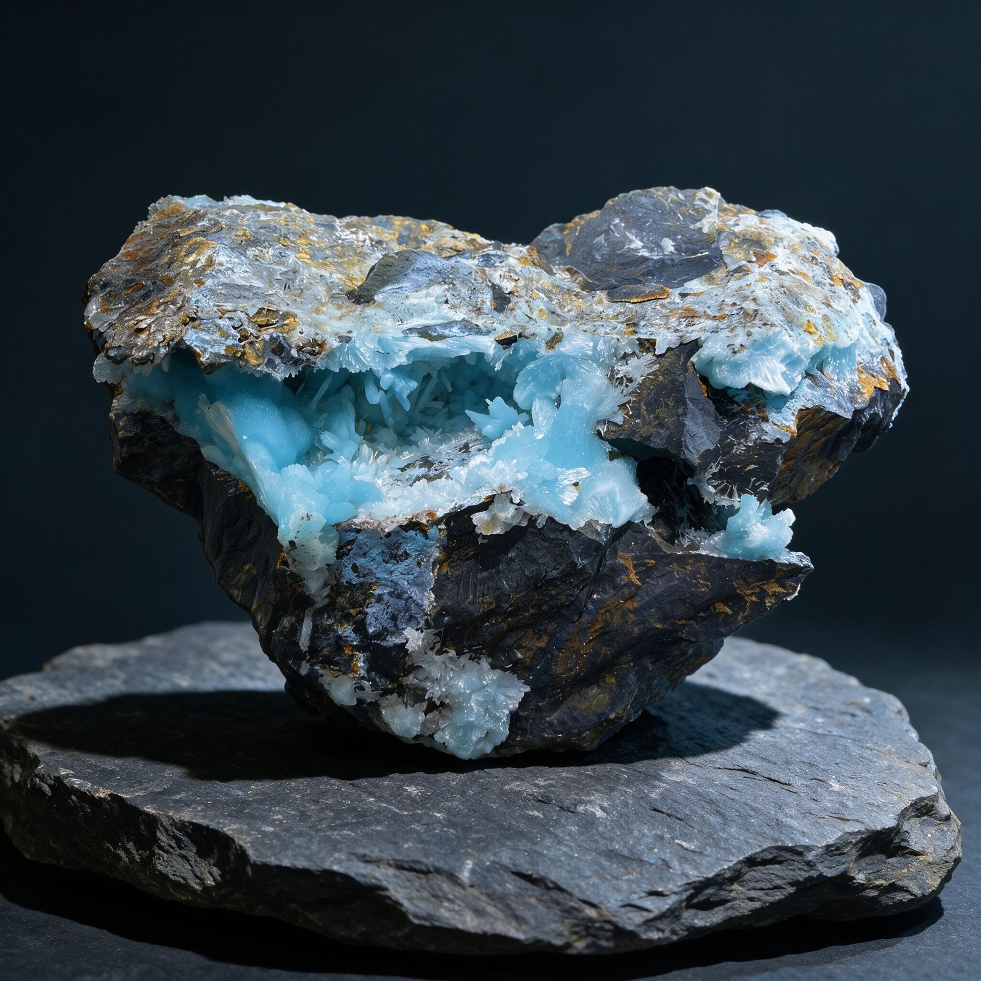 Blue Banded Aragonite "Grotto" — Bozhushan, Wenshan, Yunnan, China