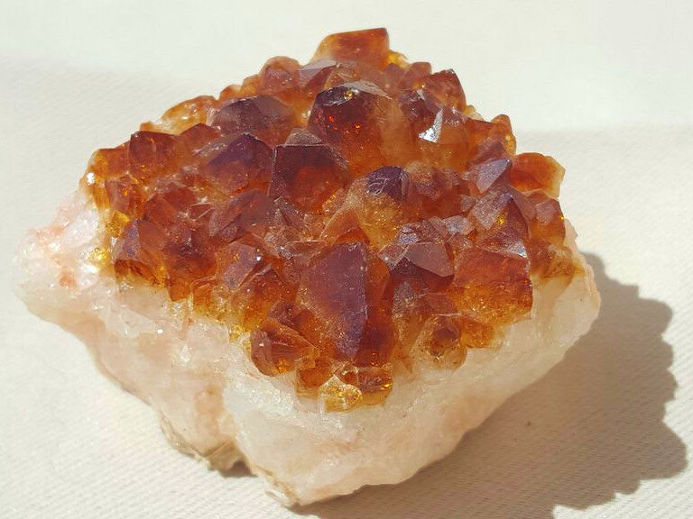 Citrine specimen — warm golden quartz