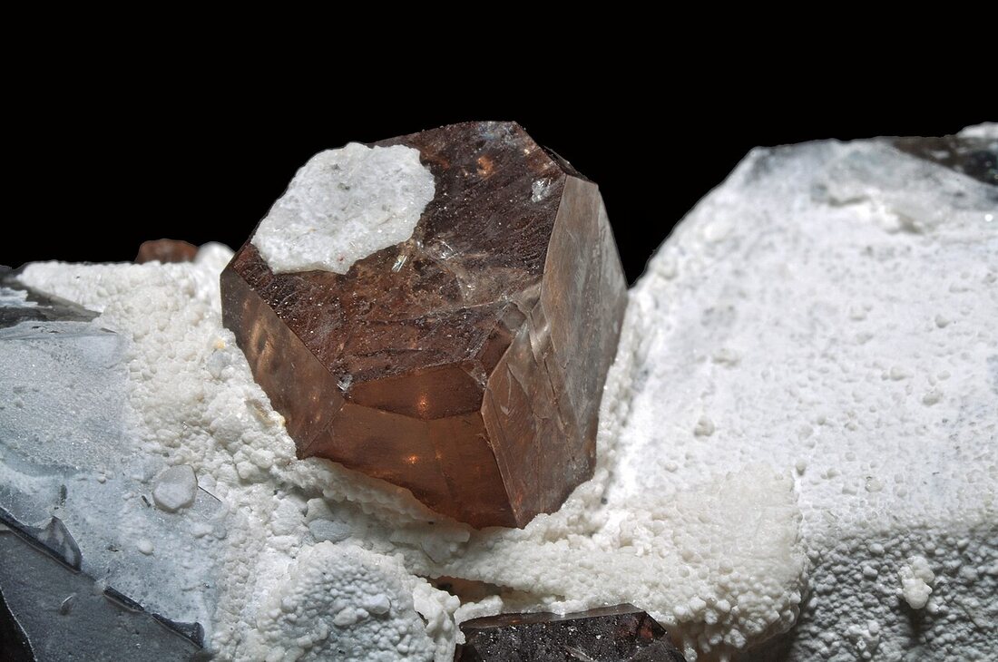 Topaz specimen — glassy gem crystal with high lustre